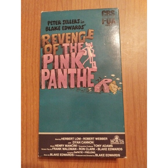 VTG Revenge of the Pink Panther VHS 1984 CBS Fox Blake Edwards Peter Sellers - Picture 2 of 7